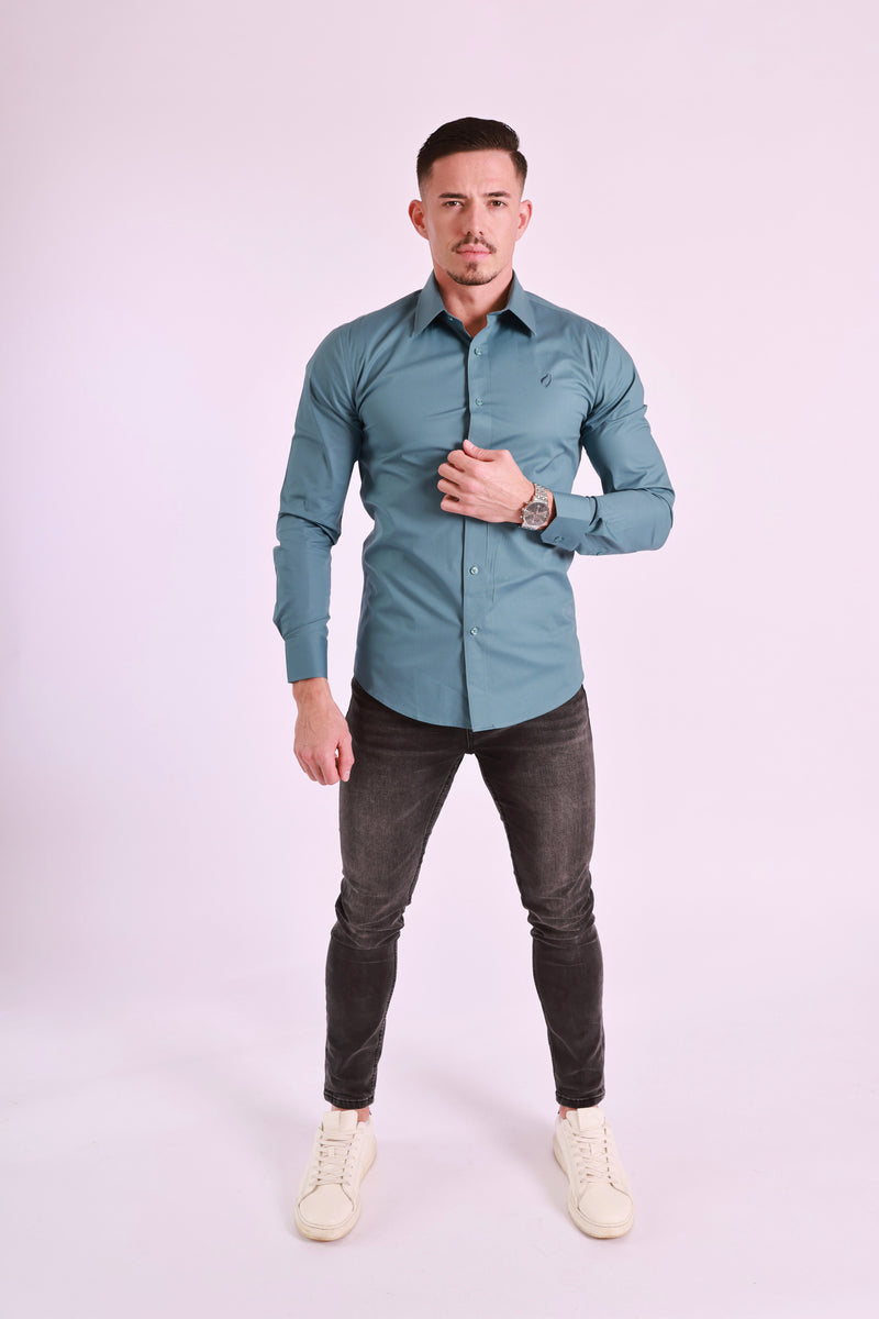 SA Stretch Shirt | Turquoise