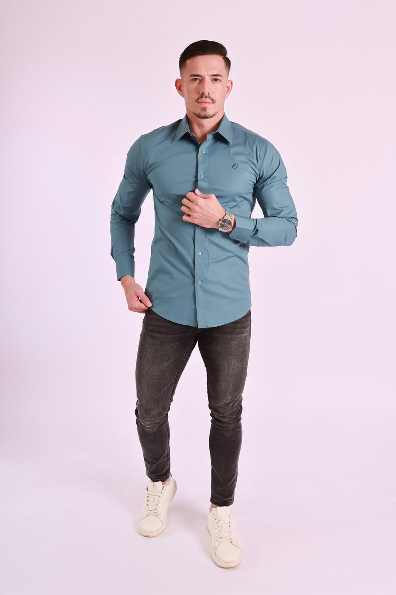 SA Stretch Shirt | Turquoise