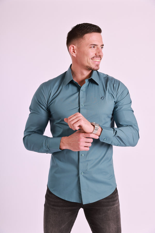 SA Stretch Shirt | Turquoise