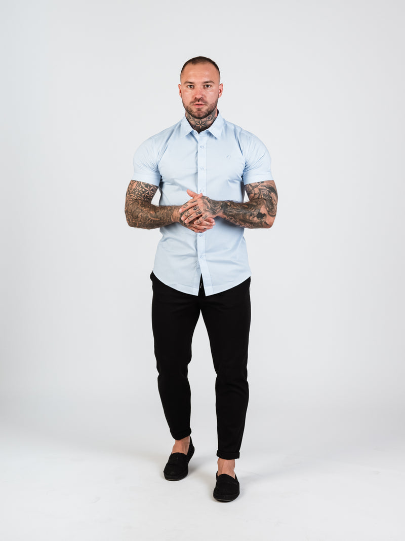 SA Stretch Shirt - Short Sleeve | Light Blue