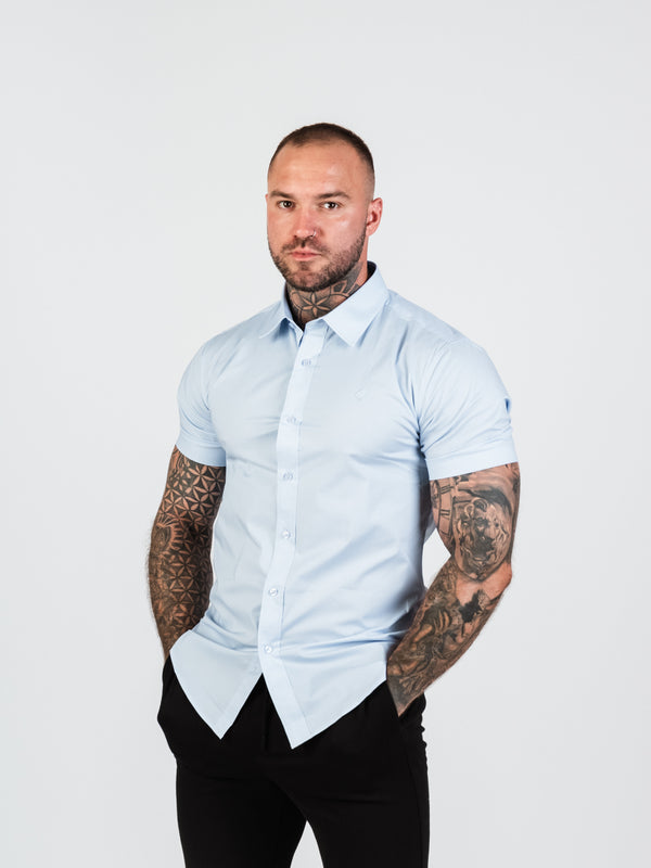 SA Stretch Shirt - Short Sleeve | Light Blue