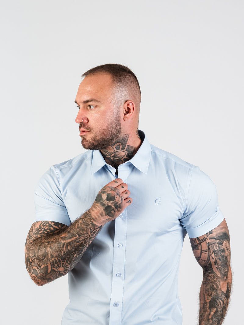 SA Stretch Shirt - Short Sleeve | Light Blue