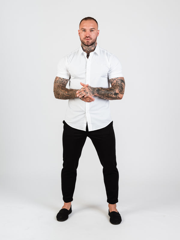 SA Stretch Shirt - Short Sleeve | White