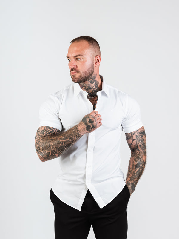 SA Stretch Shirt - Short Sleeve | White