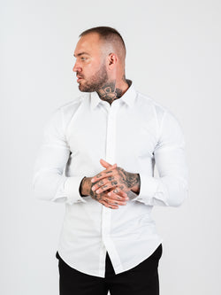 white dress shirt for wedding SA Stretch Wedding Shirt